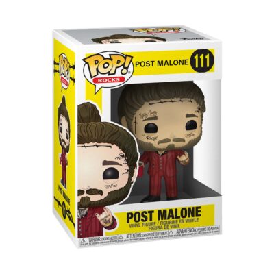 Caja del Funko Pop Rocks 111 Post Malone