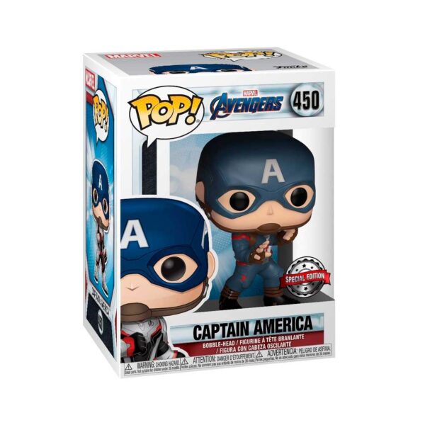 Capitán América Edición Especial Funko Pop 450 Marvel Vengadores - 36676