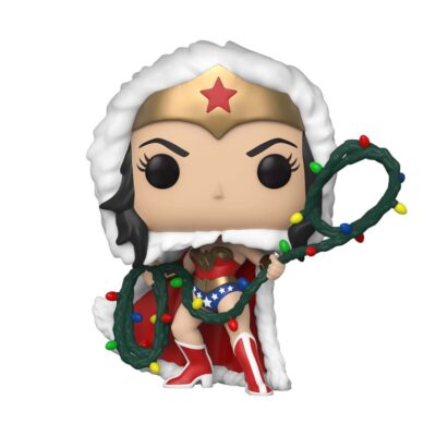 Funko Pop de Wonder Woman como Santa Claus en Navidad 354-DC-50652