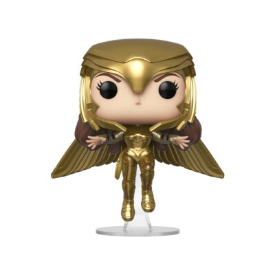 Funko Pop Wonder Woman volando con Gold Eagle Armor 324-WW84-46660