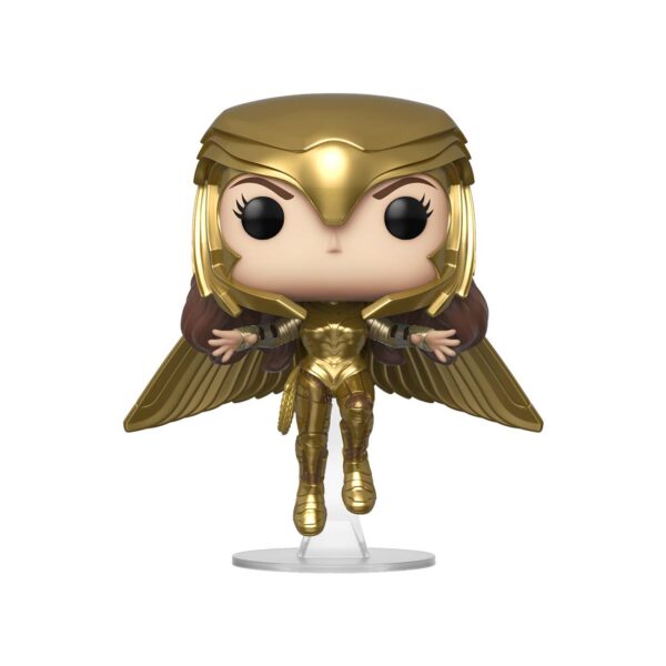 Funko Pop Wonder Woman volando con Gold Eagle Armor 324-WW84-46660