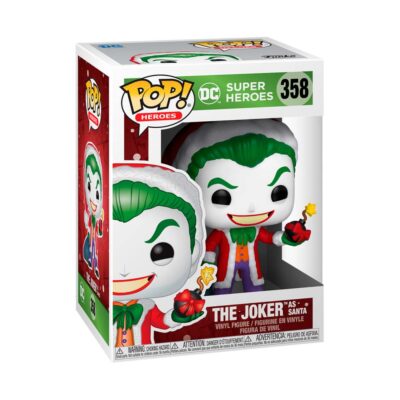Joker como Santa claus. Funko Pop 358 Héroes DC - 51071
