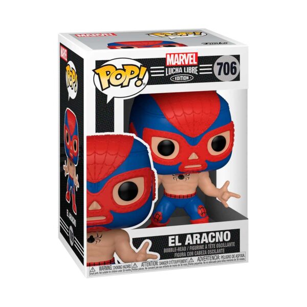 Spiderman es El Aracno en la Lucha Libre. Funko Pop en su caja. 706 de Marvel. 53862